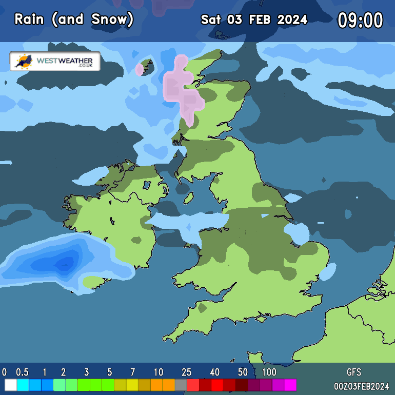 Animate the UK temperature forecast map