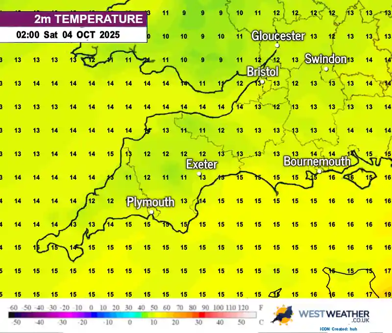 Animate the UK temperature forecast map